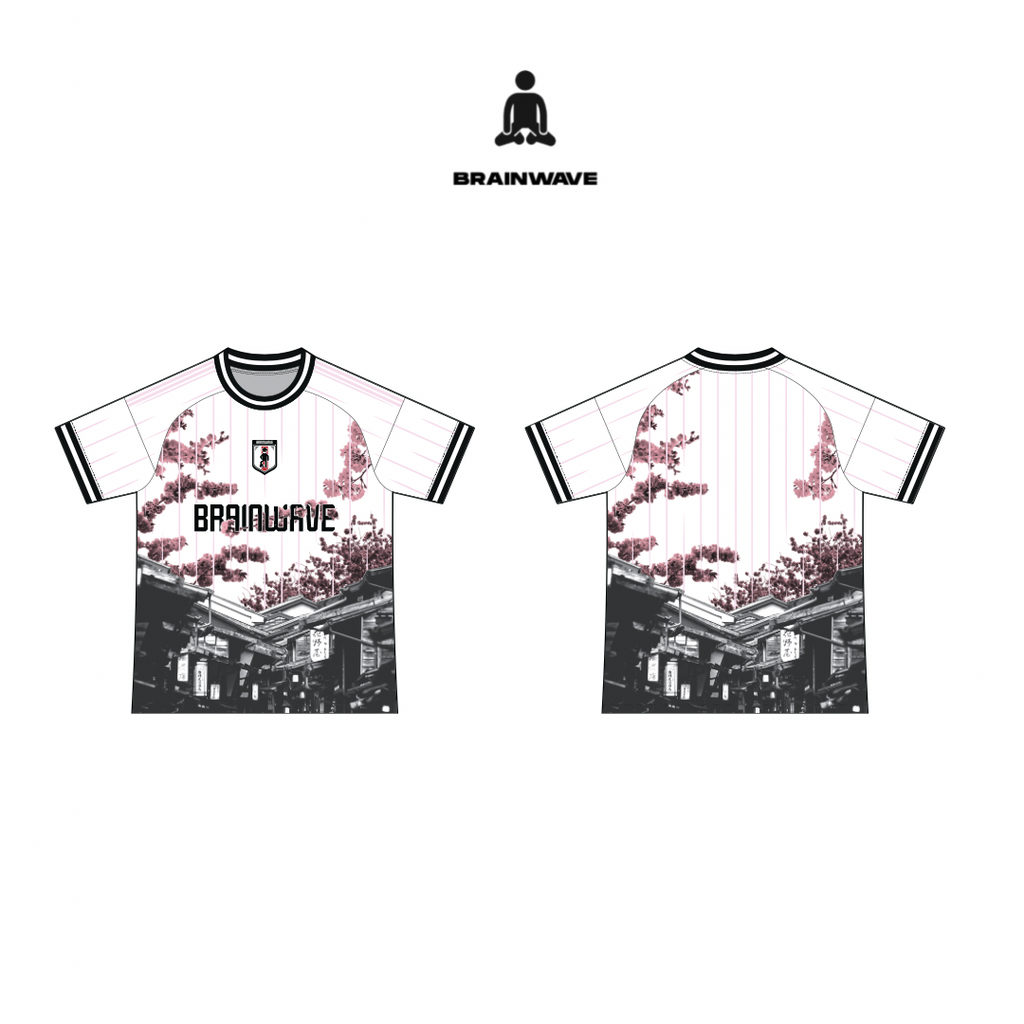 BRAINWAVE HANAMI NOIR SEMI BOXY JERSEY | UNISEX
